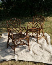 Load image into Gallery viewer, Bamboo and Cane Chairs