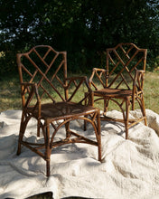 Load image into Gallery viewer, Bamboo and Cane Chairs