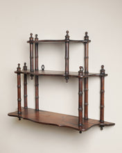 Load image into Gallery viewer, Faux Bamboo Hanging Shelves