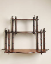 Load image into Gallery viewer, Faux Bamboo Hanging Shelves
