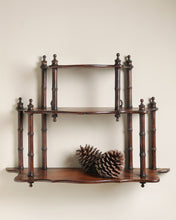 Load image into Gallery viewer, Faux Bamboo Hanging Shelves