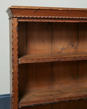 Load image into Gallery viewer, Victorian Oak Carved Open Book Case