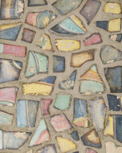 Load image into Gallery viewer, Wrought Iron Mosaic Side Table