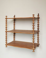 Load image into Gallery viewer, French Folk Art Spindle Hanging Shelves