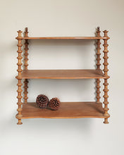 Load image into Gallery viewer, French Folk Art Spindle Hanging Shelves