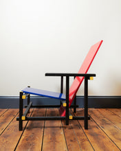 Load image into Gallery viewer, Gerrit Rietveld Red And Blue Chair