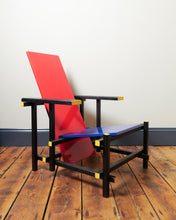 Load image into Gallery viewer, Gerrit Rietveld Red And Blue Chair