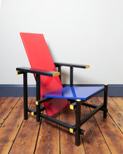 Load image into Gallery viewer, Gerrit Rietveld Red And Blue Chair