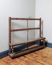 Load image into Gallery viewer, French Folk Art Spindle Shelving Unit