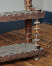 Load image into Gallery viewer, French Folk Art Spindle Shelving Unit