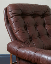 Load image into Gallery viewer, Leather Easy Chair Made By Scapa Rydaholm Sweden