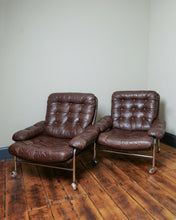 Load image into Gallery viewer, Leather Easy Chair Made By Scapa Rydaholm Sweden