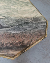 Load image into Gallery viewer, 1970's Green Marble Coffee Table