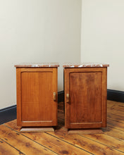 Load image into Gallery viewer, Marble Top Belgian bedside Tables / Night Stands