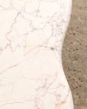 Load image into Gallery viewer, Light Pink Carrara Marble Clover Shaped Coffee Table