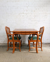 Load image into Gallery viewer, Faux Bamboo Table And Matching Chairs