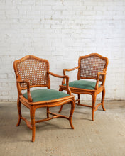 Load image into Gallery viewer, Faux Bamboo Table And Matching Chairs