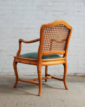 Load image into Gallery viewer, Faux Bamboo Table And Matching Chairs