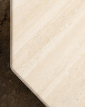 Load image into Gallery viewer, Midcentury French Hexagonal Travertine Coffee Table c.1960