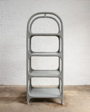 Load image into Gallery viewer, Large Reeded Rattan Shelving Unit Étagère
