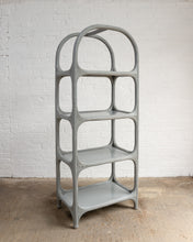 Load image into Gallery viewer, Large Reeded Rattan Shelving Unit Étagère