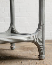 Load image into Gallery viewer, Large Reeded Rattan Shelving Unit Étagère