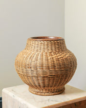 Load image into Gallery viewer, Wicker & Terracotta Pot