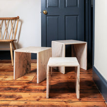 Load image into Gallery viewer, Nest of Pink Marble Tables