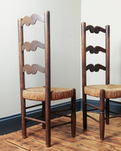 Load image into Gallery viewer, A Pair of Antique French Ladder Back Chairs