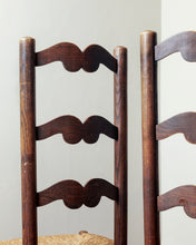 Load image into Gallery viewer, A Pair of Antique French Ladder Back Chairs