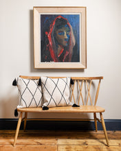 Load image into Gallery viewer, Large Framed Portrait Oil On Canvas