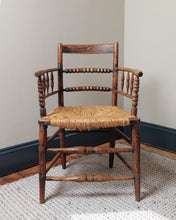 Load image into Gallery viewer, Bobbin Turned Arts And Crafts Chair
