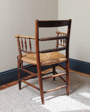 Load image into Gallery viewer, Bobbin Turned Arts And Crafts Chair