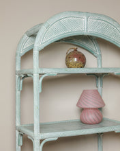 Load image into Gallery viewer, Tall Faux Bamboo Reeded Free Standing Shelving Unit