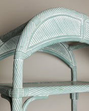 Load image into Gallery viewer, Tall Faux Bamboo Reeded Free Standing Shelving Unit