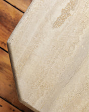 Load image into Gallery viewer, 1980's Travertine Side Table / Small Coffee Table