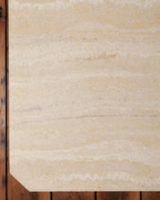 Load image into Gallery viewer, 80's Roche Bobois Travertine and Brass Inlay Coffee Table