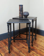 Load image into Gallery viewer, Pair Of Bobbin Turned Nesting Side Tables