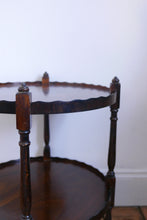 Load image into Gallery viewer, Antique Scalloped Edge Drinks Trolley