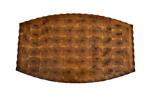 Load image into Gallery viewer, 1930's Oyster Veneer Cross band Coffee table with scalloped edge