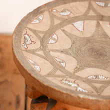 Load image into Gallery viewer, African Kamba Tribal Hand Carved Wooden Stool