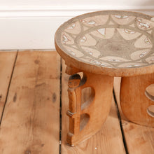Load image into Gallery viewer, African Kamba Tribal Hand Carved Wooden Stool