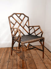 Load image into Gallery viewer, Midcentury Bamboo And Cane Chair By Angraves