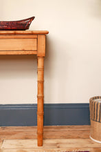 Load image into Gallery viewer, English Pitch Pine Faux Bamboo Table