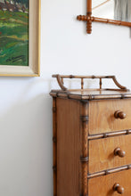 Load image into Gallery viewer, 1980s Faux Bamboo Harrods Tallboy / Drawers