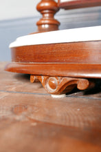Load image into Gallery viewer, Victorian Mahogany And Marble Barley Twist Dressing Table Mirror