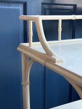 Load image into Gallery viewer, Pair Of 1980's Faux Bamboo Harrods Bedside Tables
