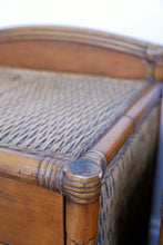 Load image into Gallery viewer, A Pair Of Bamboo & Rattan Bedside Tables
