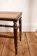 Load image into Gallery viewer, Antique Arts & Crafts Cane Bench Seat