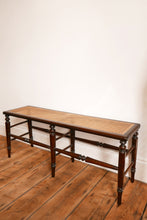 Load image into Gallery viewer, Antique Arts & Crafts Cane Bench Seat